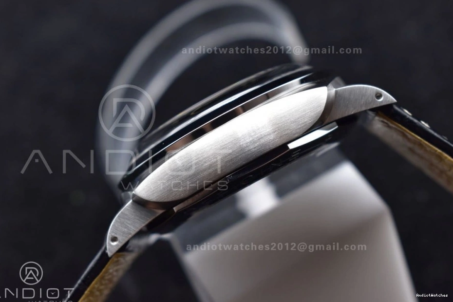 Black Trendy PAM217 XF Dial on Best Superlumed with Leather H A6497 993 1:1 Y-Incabloc Strap Edition 0323